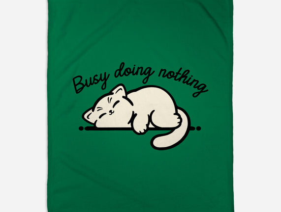 Kitty Busy Doing Nothing
