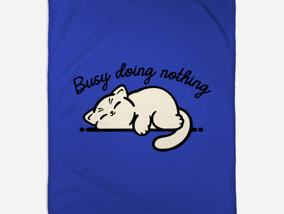 Kitty Busy Doing Nothing