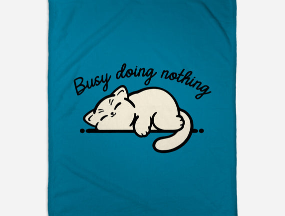 Kitty Busy Doing Nothing