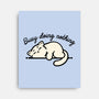 Kitty Busy Doing Nothing-None-Stretched-Canvas-NemiMakeit