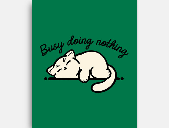 Kitty Busy Doing Nothing
