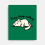 Kitty Busy Doing Nothing-None-Stretched-Canvas-NemiMakeit