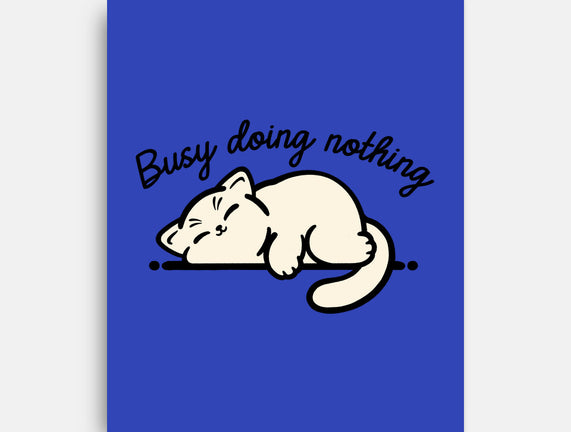 Kitty Busy Doing Nothing