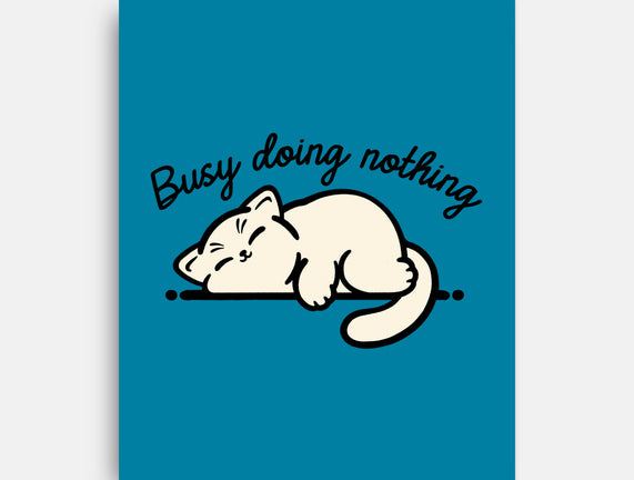 Kitty Busy Doing Nothing