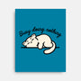 Kitty Busy Doing Nothing-None-Stretched-Canvas-NemiMakeit