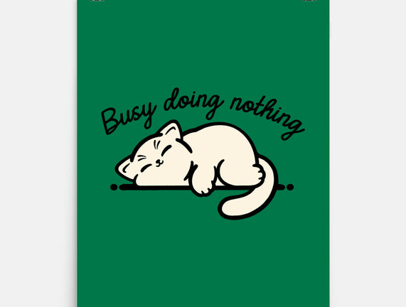 Kitty Busy Doing Nothing