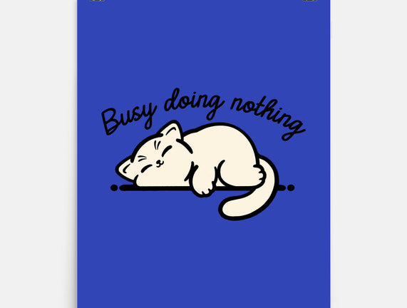 Kitty Busy Doing Nothing