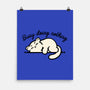 Kitty Busy Doing Nothing-None-Matte-Poster-NemiMakeit