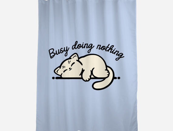 Kitty Busy Doing Nothing