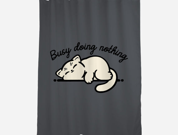 Kitty Busy Doing Nothing