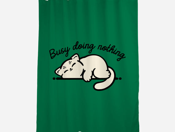 Kitty Busy Doing Nothing