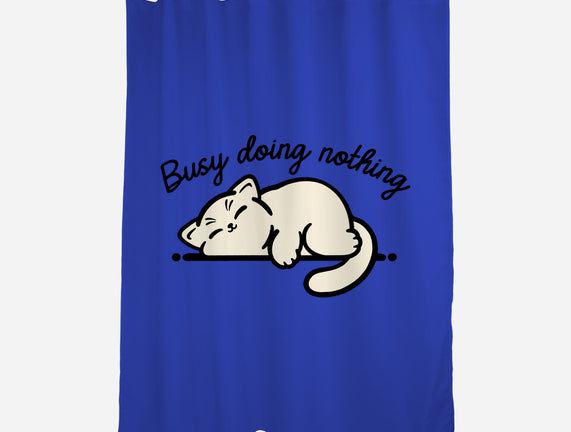 Kitty Busy Doing Nothing