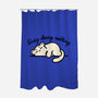 Kitty Busy Doing Nothing-None-Polyester-Shower Curtain-NemiMakeit