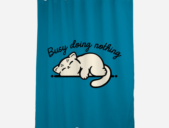 Kitty Busy Doing Nothing