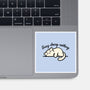 Kitty Busy Doing Nothing-None-Glossy-Sticker-NemiMakeit