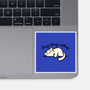 Kitty Busy Doing Nothing-None-Glossy-Sticker-NemiMakeit