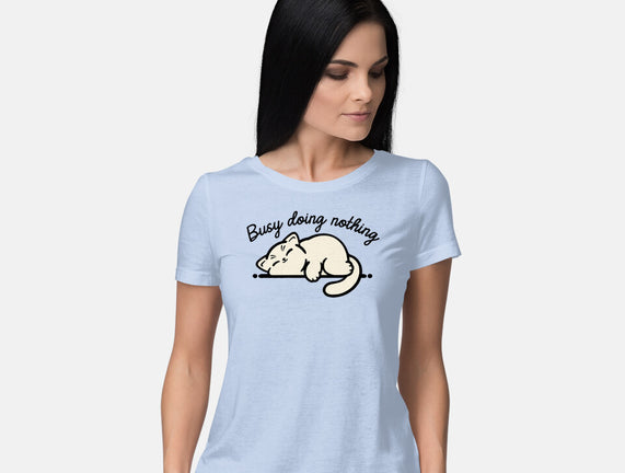 Kitty Busy Doing Nothing