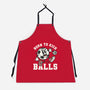 Born To Kick Balls-Unisex-Kitchen-Apron-NemiMakeit
