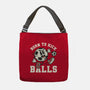 Born To Kick Balls-None-Adjustable Tote-Bag-NemiMakeit
