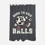 Born To Kick Balls-None-Polyester-Shower Curtain-NemiMakeit