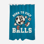 Born To Kick Balls-None-Polyester-Shower Curtain-NemiMakeit