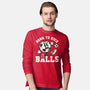 Born To Kick Balls-Mens-Long Sleeved-Tee-NemiMakeit