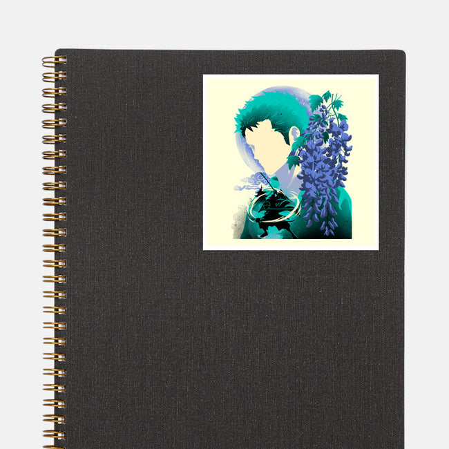 Wisteria Flower Pirate-None-Glossy-Sticker-rmatix