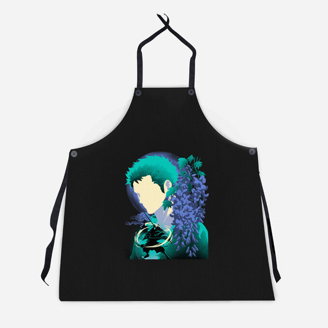 Wisteria Flower Pirate-Unisex-Kitchen-Apron-rmatix