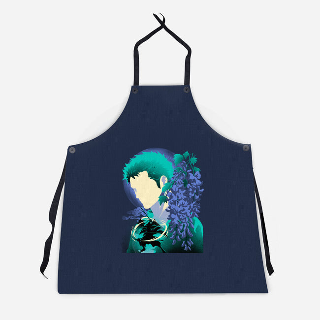 Wisteria Flower Pirate-Unisex-Kitchen-Apron-rmatix