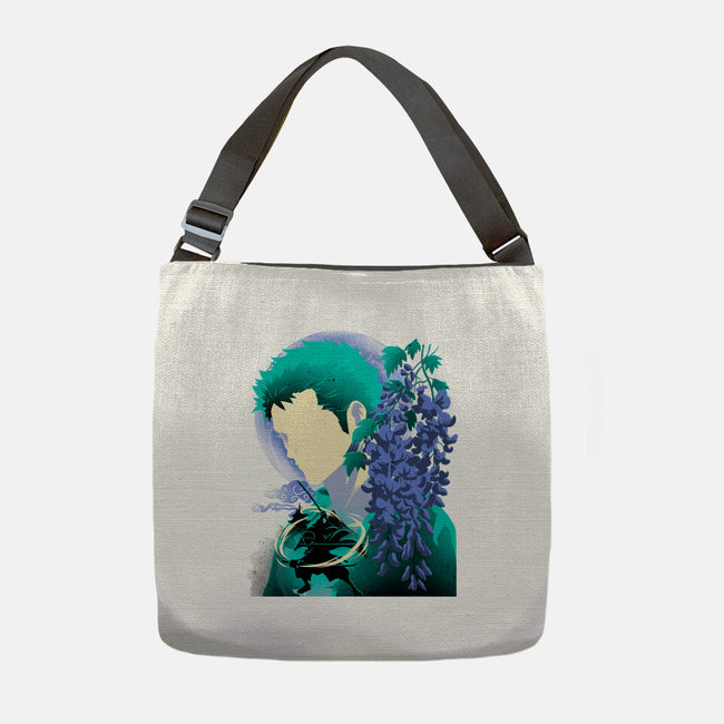 Wisteria Flower Pirate-None-Adjustable Tote-Bag-rmatix