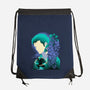 Wisteria Flower Pirate-None-Drawstring-Bag-rmatix