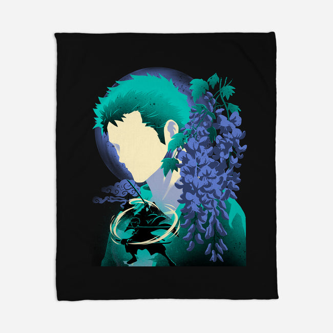 Wisteria Flower Pirate-None-Fleece-Blanket-rmatix