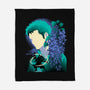 Wisteria Flower Pirate-None-Fleece-Blanket-rmatix