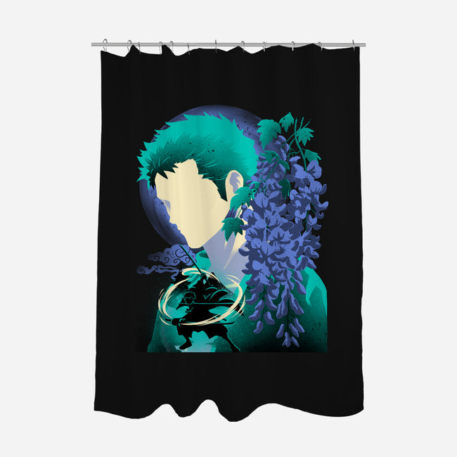 Wisteria Flower Pirate-None-Polyester-Shower Curtain-rmatix
