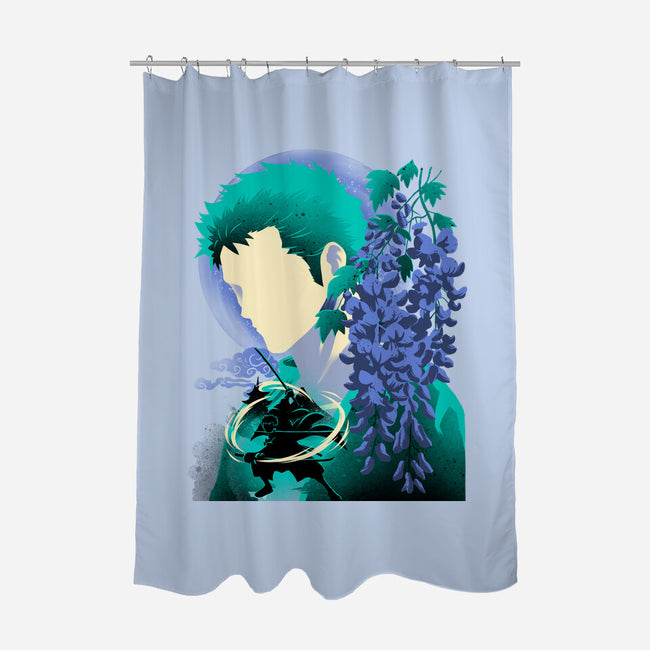 Wisteria Flower Pirate-None-Polyester-Shower Curtain-rmatix