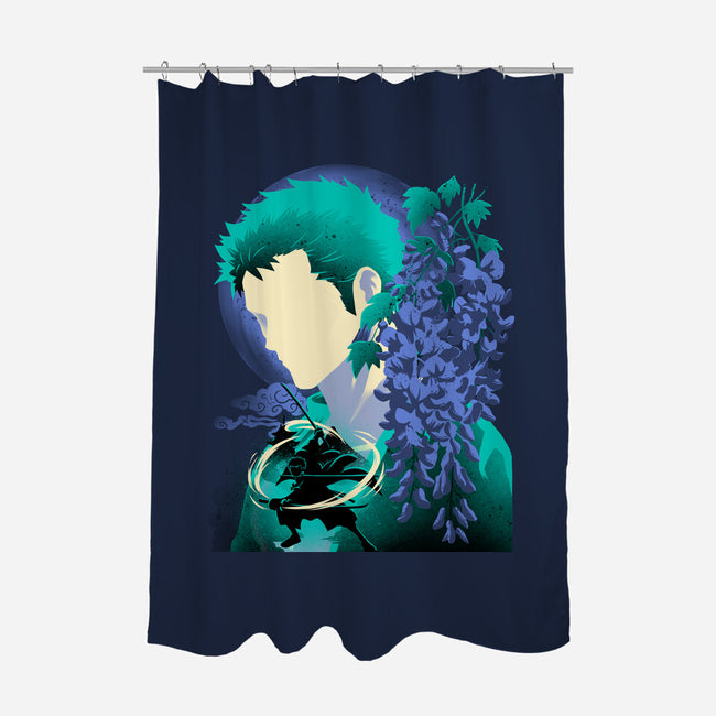Wisteria Flower Pirate-None-Polyester-Shower Curtain-rmatix