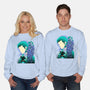 Wisteria Flower Pirate-Unisex-Crew Neck-Sweatshirt-rmatix