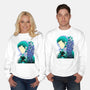 Wisteria Flower Pirate-Unisex-Crew Neck-Sweatshirt-rmatix