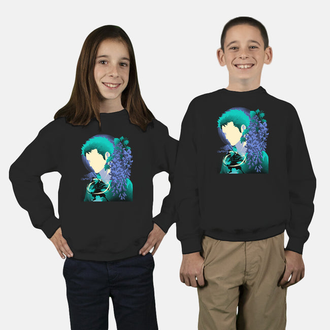 Wisteria Flower Pirate-Youth-Crew Neck-Sweatshirt-rmatix