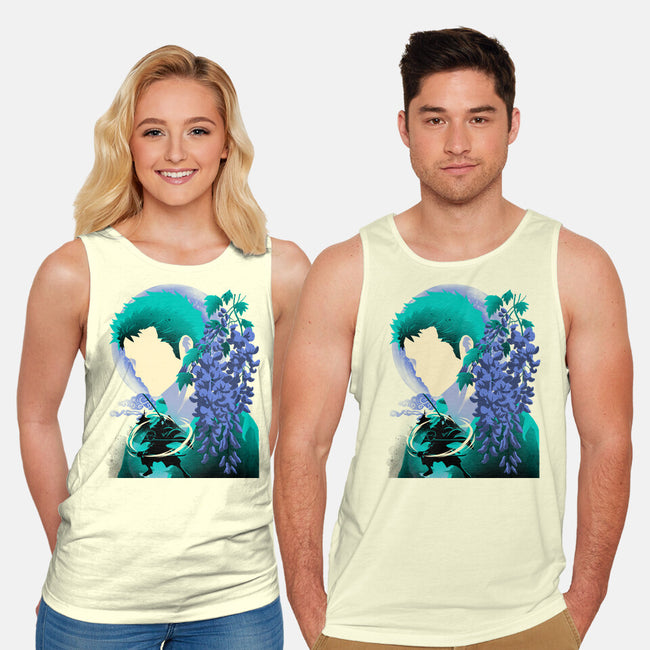 Wisteria Flower Pirate-Unisex-Basic-Tank-rmatix