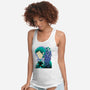 Wisteria Flower Pirate-Womens-Racerback-Tank-rmatix
