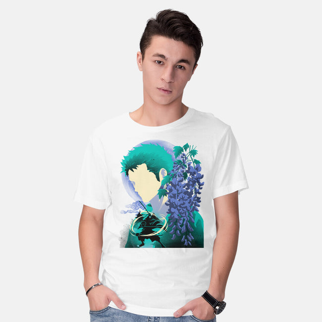 Wisteria Flower Pirate-Mens-Basic-Tee-rmatix