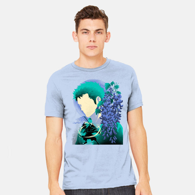 Wisteria Flower Pirate-Mens-Heavyweight-Tee-rmatix