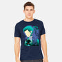 Wisteria Flower Pirate-Mens-Heavyweight-Tee-rmatix