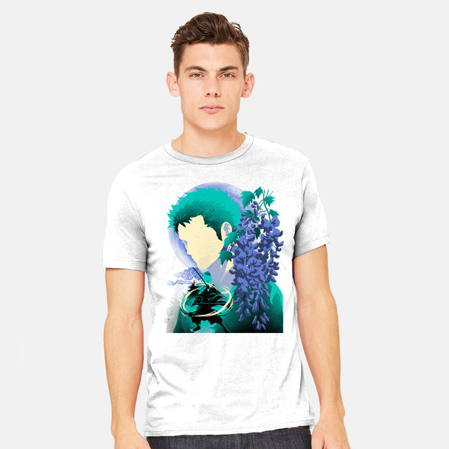 Wisteria Flower Pirate-Mens-Heavyweight-Tee-rmatix