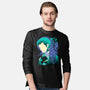 Wisteria Flower Pirate-Mens-Long Sleeved-Tee-rmatix