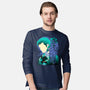 Wisteria Flower Pirate-Mens-Long Sleeved-Tee-rmatix
