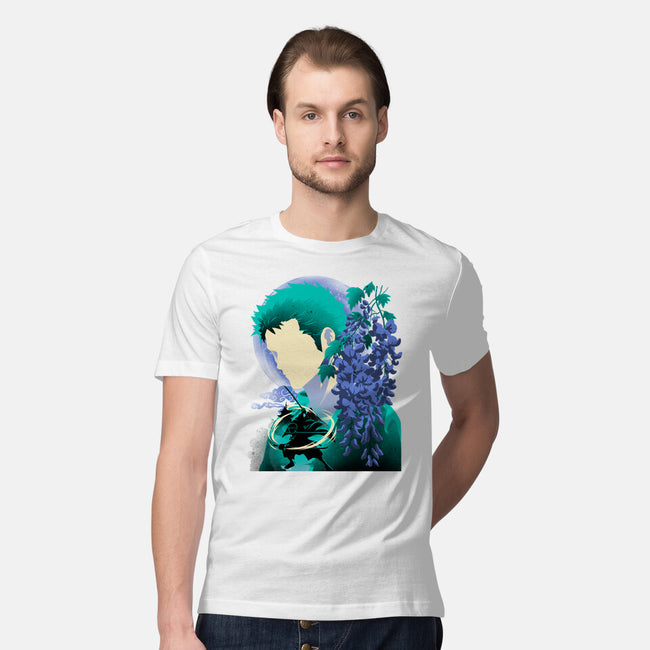 Wisteria Flower Pirate-Mens-Premium-Tee-rmatix