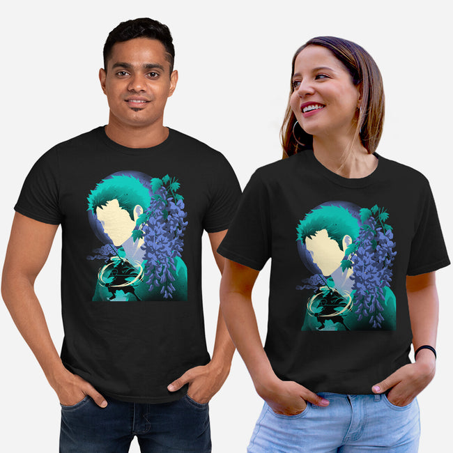 Wisteria Flower Pirate-Unisex-Basic-Tee-rmatix