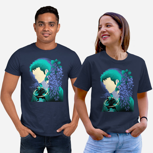 Wisteria Flower Pirate-Unisex-Basic-Tee-rmatix
